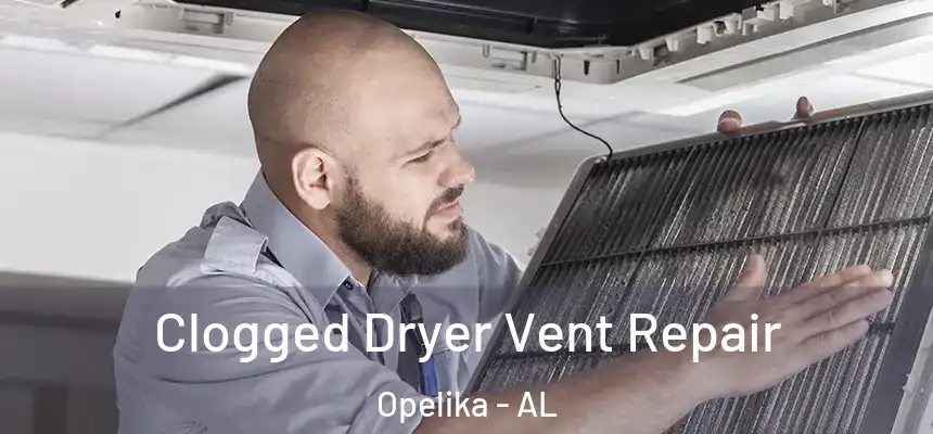  Clogged Dryer Vent Repair Opelika - AL